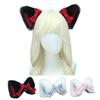 Kitten Hair Clip Cosplay Headwear Party Sexy Kitten Hair Clip with Bows Animation Hairpin for Live Show Role Play