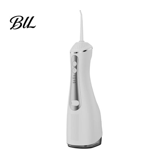 Ergonomic Dental Care Tool Cordless Electric Water Flosser, 3 Pressure Modes And 4 Nozzles Design, 330ml Capacity Daily Teeth Cleaning Tank,