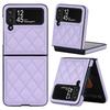 Luxus Premium Leder Textur Fall Für Samsung Galaxy Z Flip 4 3 Retro Klapp Volle Schutzhülle Schlank Telefon Abdeckung Für Flip3 Flip4