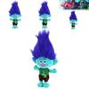 Brinquedo de Pelúcia Trolls Band Together Adorável Personagem de Desenho Animado 30cm de Altura Menino de Cabelo Azul e Menina de Cabelo Rosa Perfeito para Crianças de 7 a 14 Anos