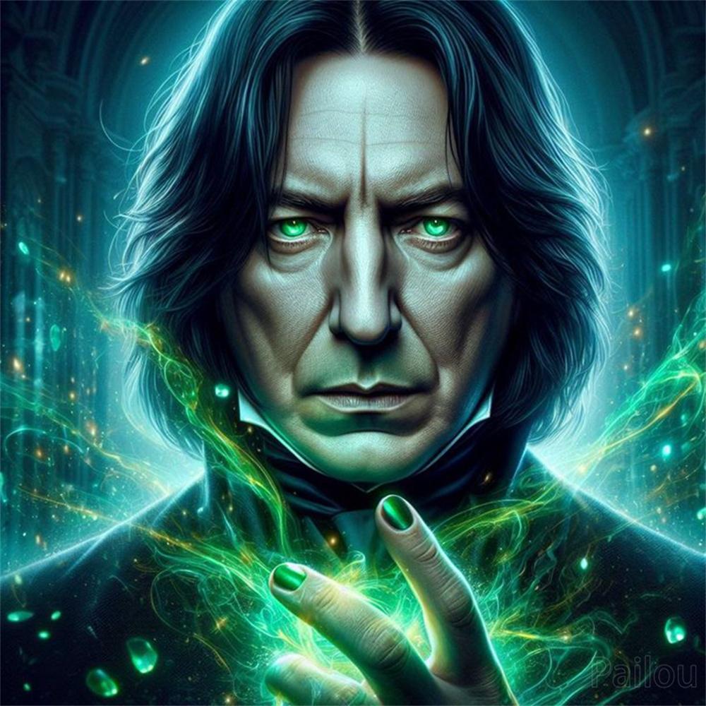 Halloween Dobby Elf Lord Voldemort 5D DIY Diamantmalerei Kunst Fantasy Severus Snape Magische Welt Kreuzstich Mosaik Heimdekoration