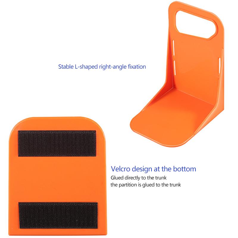 Car Trunk Storage Box Fixed Partition Multifunctional Car Plastic Baffle Solid Baffle Back for Auto Trunk Fixed Rack Holder