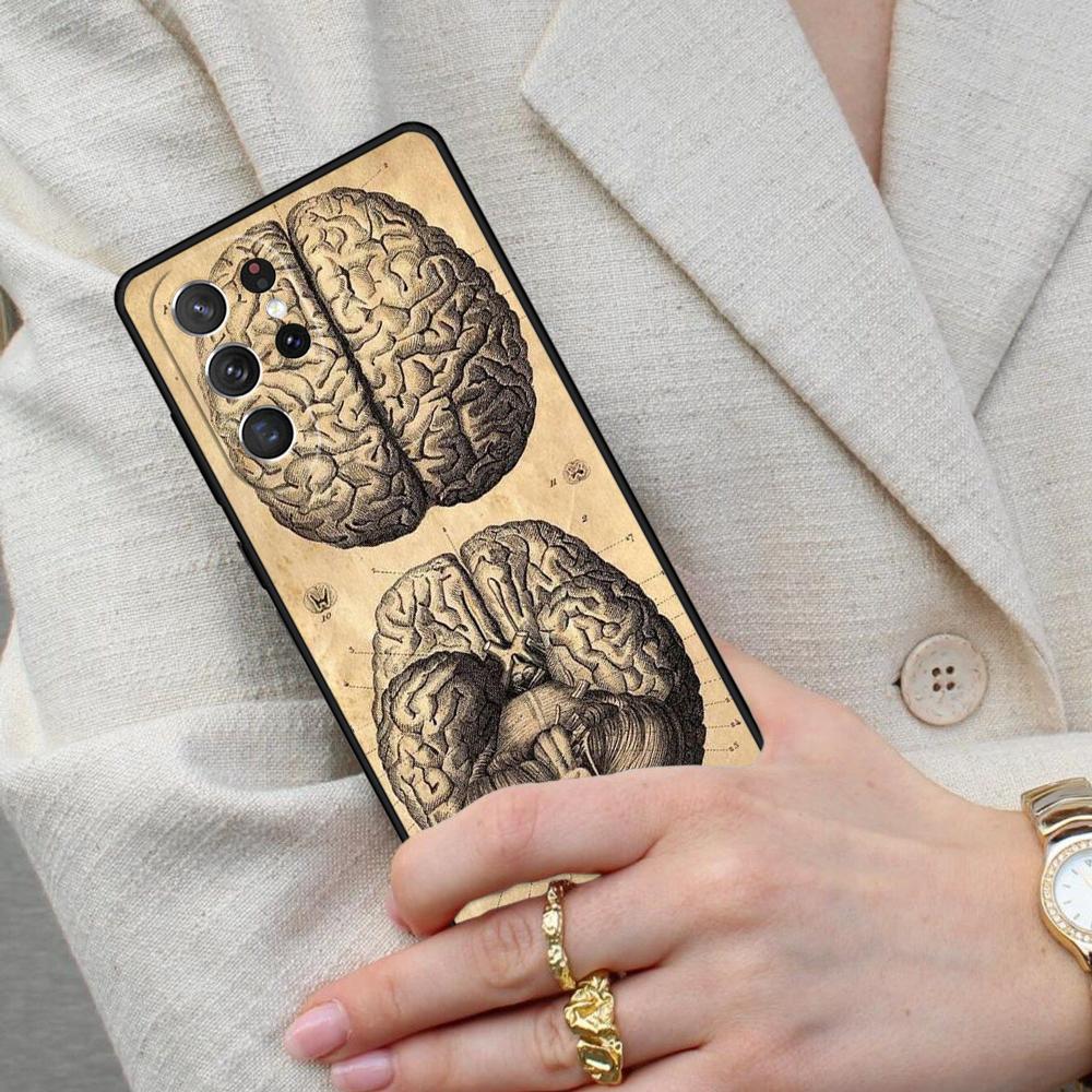 Human Heart Anatomy Cell Phone Case for Samsung Galaxy S26 Ultra S25 S24 S23 S22 S21 S20 Note10 Cover
