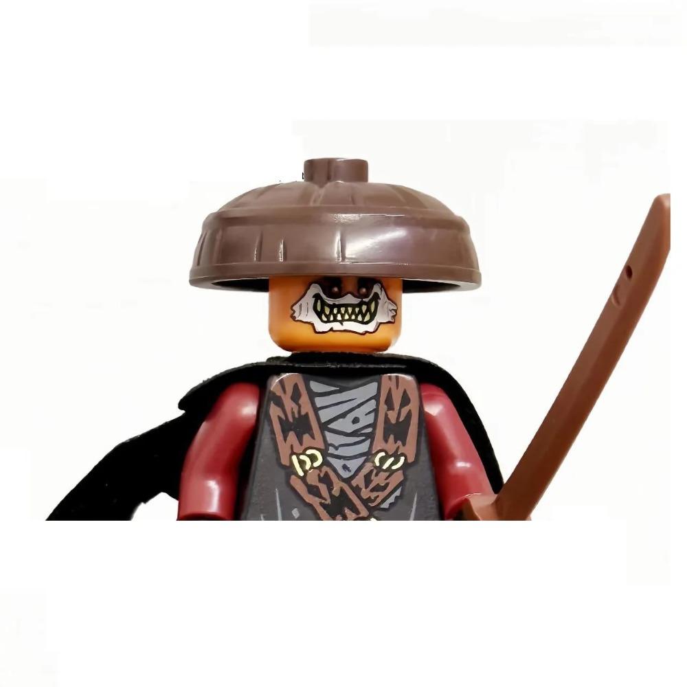 8cm Ninja Set Building Blocks Woodfire Dragons Forbidden Five Mini Action Figure Toys