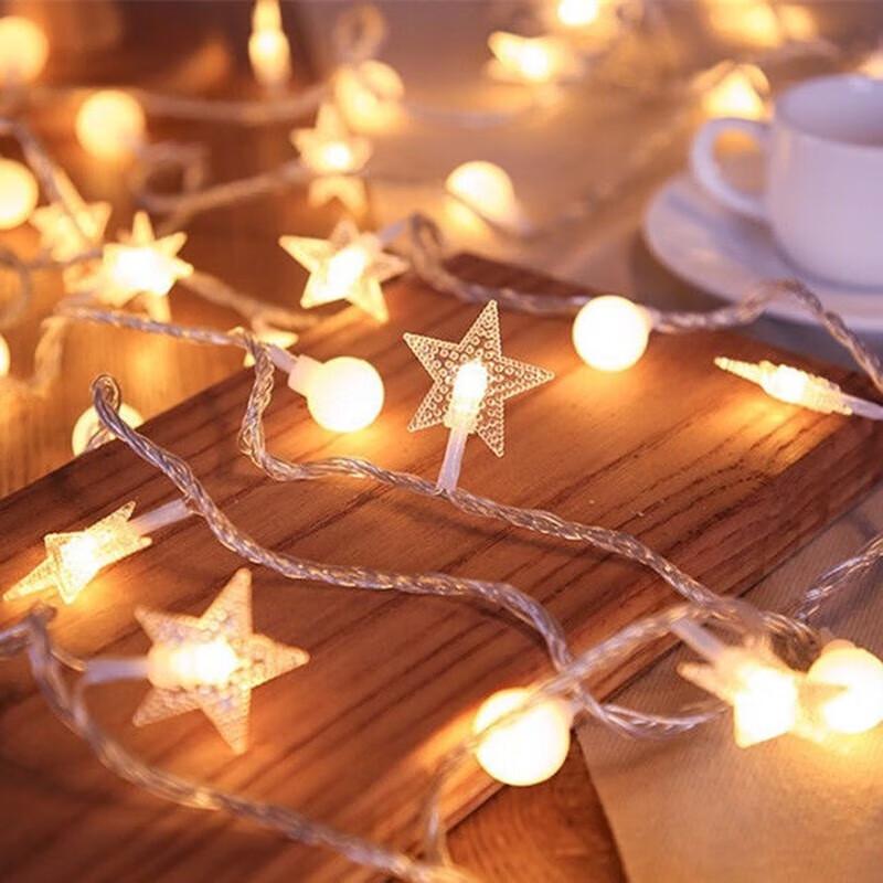 Guangmiao 300 LED Star & Ball String Lights