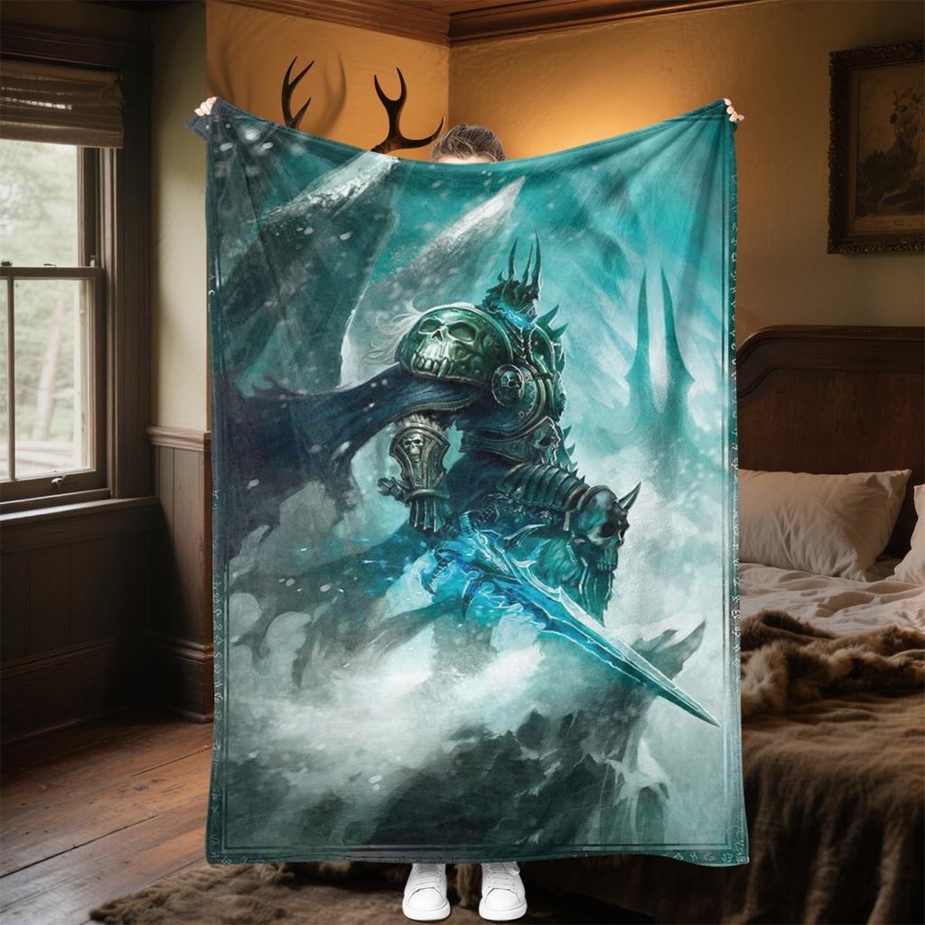 World of Warcraft Blanket Fantasy Creature Perfect All Seasons Soft Comfortable Sofa Office Nap Travel Festive Gift