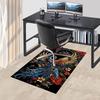 1pc Phoenix Flowers Carpet Anti Slip Polyester Floor Mat for office,Bedroom