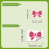 Glow-In-The-Dark Toilet Decoration Decals Luminous Toilet Seat Cover Sticker Pink Bowknot Design Pvc Toilet Lid Wall Decoration