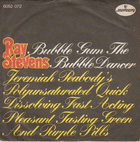 7inch Record RAY STEVENS - Bubble Gum The Bubble Dancer / Jere 6052072 MERCURY 1971 Germany Pop Used