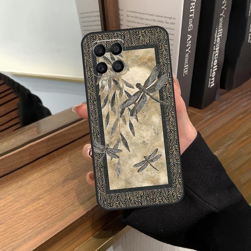 Dragonfly Pattern Case For Samsung Galaxy M13 M53 M51 M31 M11 M14 M34 M54 M12 M32 M52 M16 M36 M56 M15 M35 M55