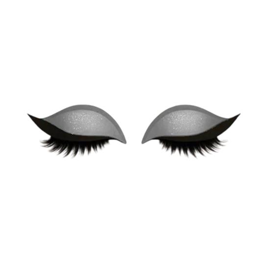 1/2/3/4/5 Pairs Lazy Eye Shadow Eyelash Patch 2-in-1 Eyeshadow Eyelashes Makeup Stickers