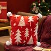 Christmas Tree Plush Pillow Cartoon Stuffed Toy Soft Sofa Cushion Holiday Home Decoration for Couch Bed