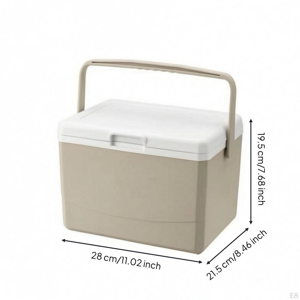 Insulated Cooler Box EPS Insulation Hard PP Liner for Camping, Car Travel