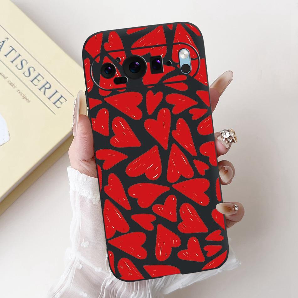 For Google Pixel 9 Pro 9A Pixel9 New Fashion Dusk Beach Painting Phone Case For Google Pixel9A 9 9Pro Black Silicone Soft Case