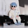 Newborn Knitted Sweater Onesie for Boys & Girls - 2025 Autumn Collection