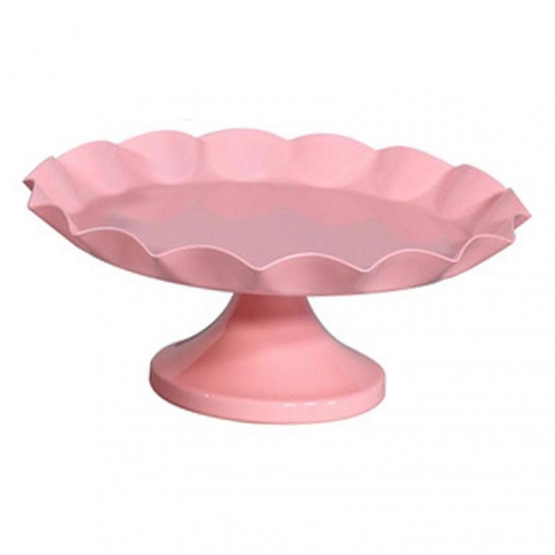 Stable and Decorative Pink Cake Stand - Multi-Functional Holder for Cupcakes, Desserts, and Fruits