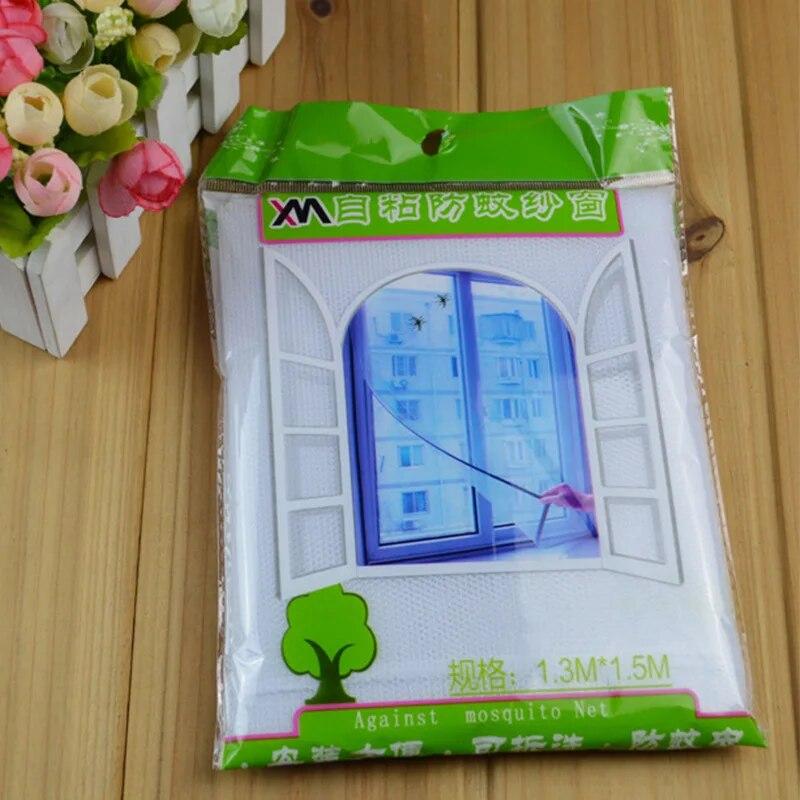 EW Haushalts-selbstklebendes Anti-Mückengitter für Fenster, unsichtbares Fenstergitter, DIY-Verschlüsselungsfenstergitter, kostenloser Klettverschluss