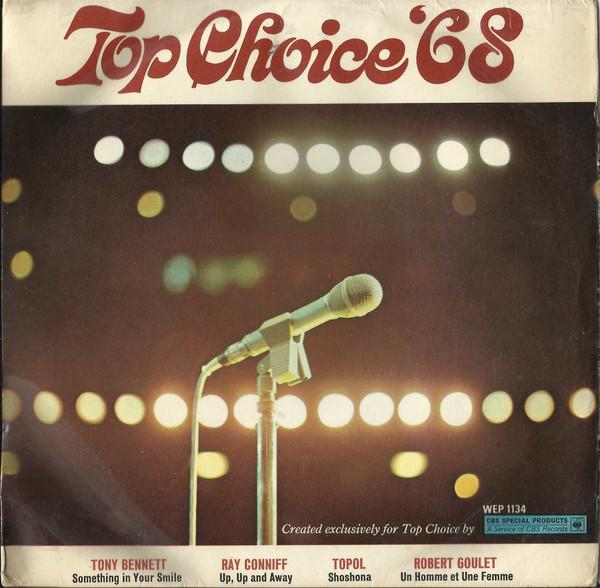 

7inch Record VARIOUS Top Choice 68 WEP1134 CBS Special Pro 1968 UK Pop Used