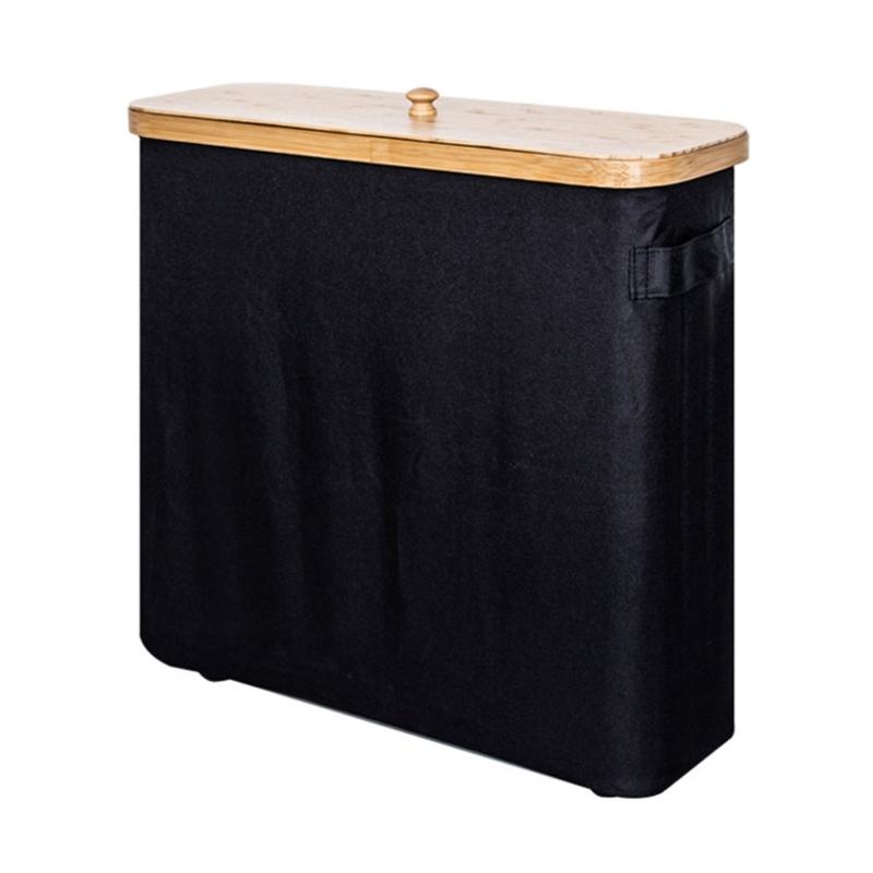 Большая вместимость контейнера для хранения туалетной бумаги вмещает до 24 рулонов Портативные органайзеры для ванной комнаты для экономии небольшого пространства чёрный 1830₽