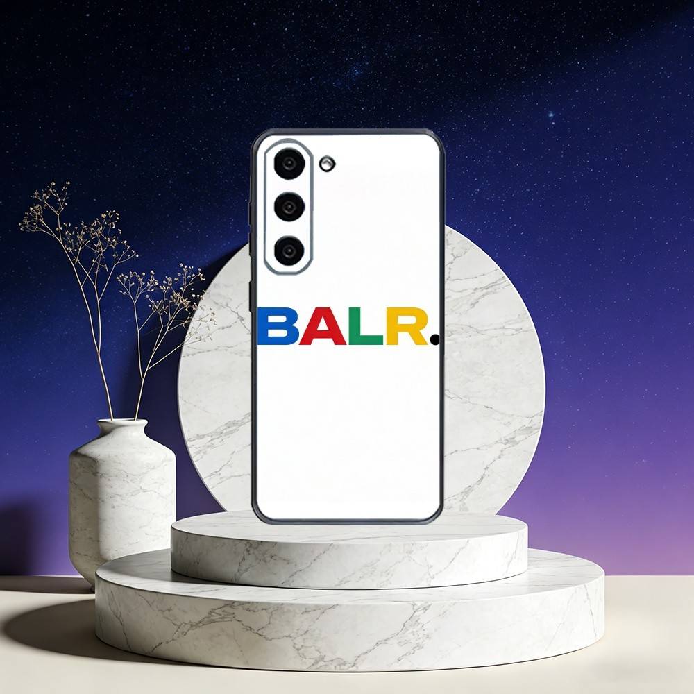 

Brand B-BALR Logo Phone Case For Samsung Galaxy A73,A72,A71,A70,A53,A52,A51,Others Soft Black Cover Samsung a53 5g