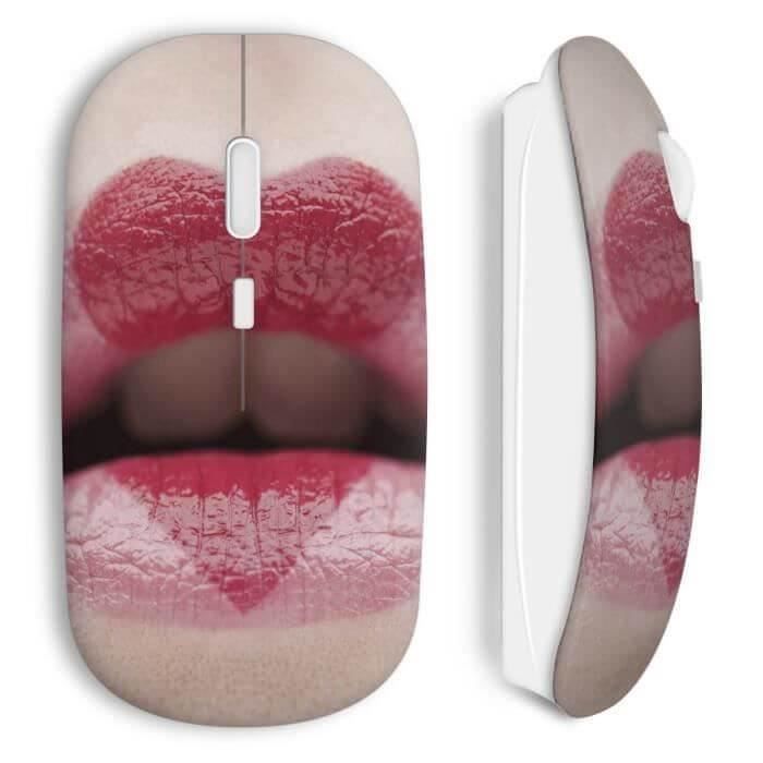 Herz-Lippen-Funkmaus