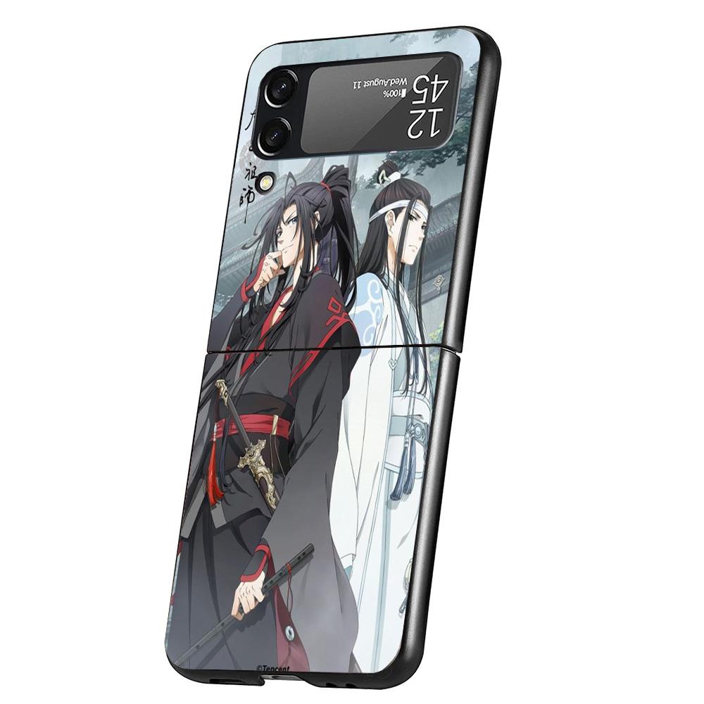Anime Mo Dao Zu Shi Cover Phone Case For Samsung Galaxy Z Flip 7 6 5 4 3 5G Flip7 Flip6 Flip5 Flip4 Flip3 Black Fundas Shell Gal