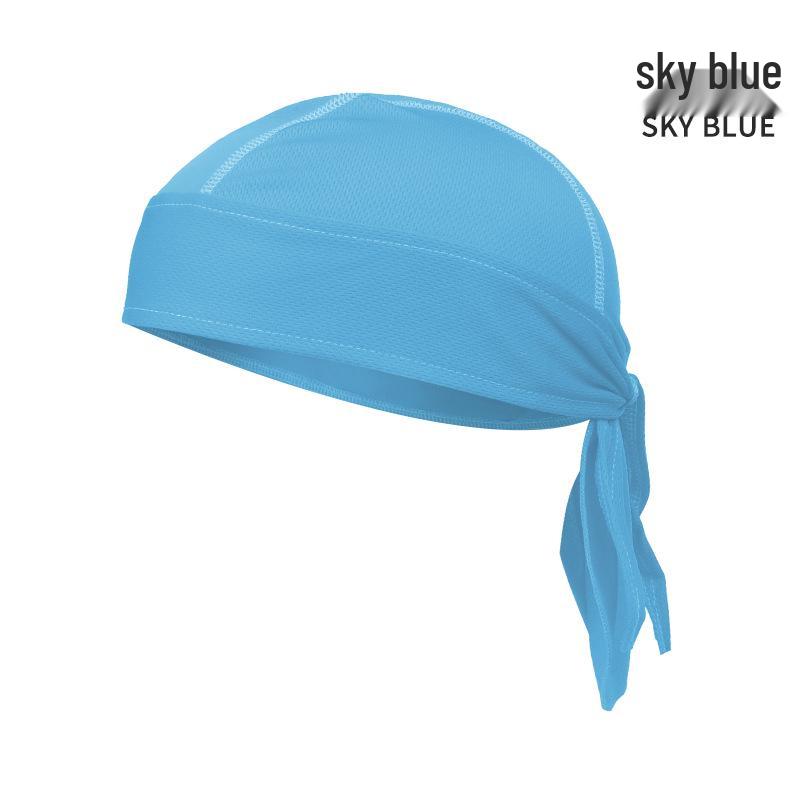 Summer Breathable Sweat-Absorbent Pirate Bandana Hat for Outdoor Sports