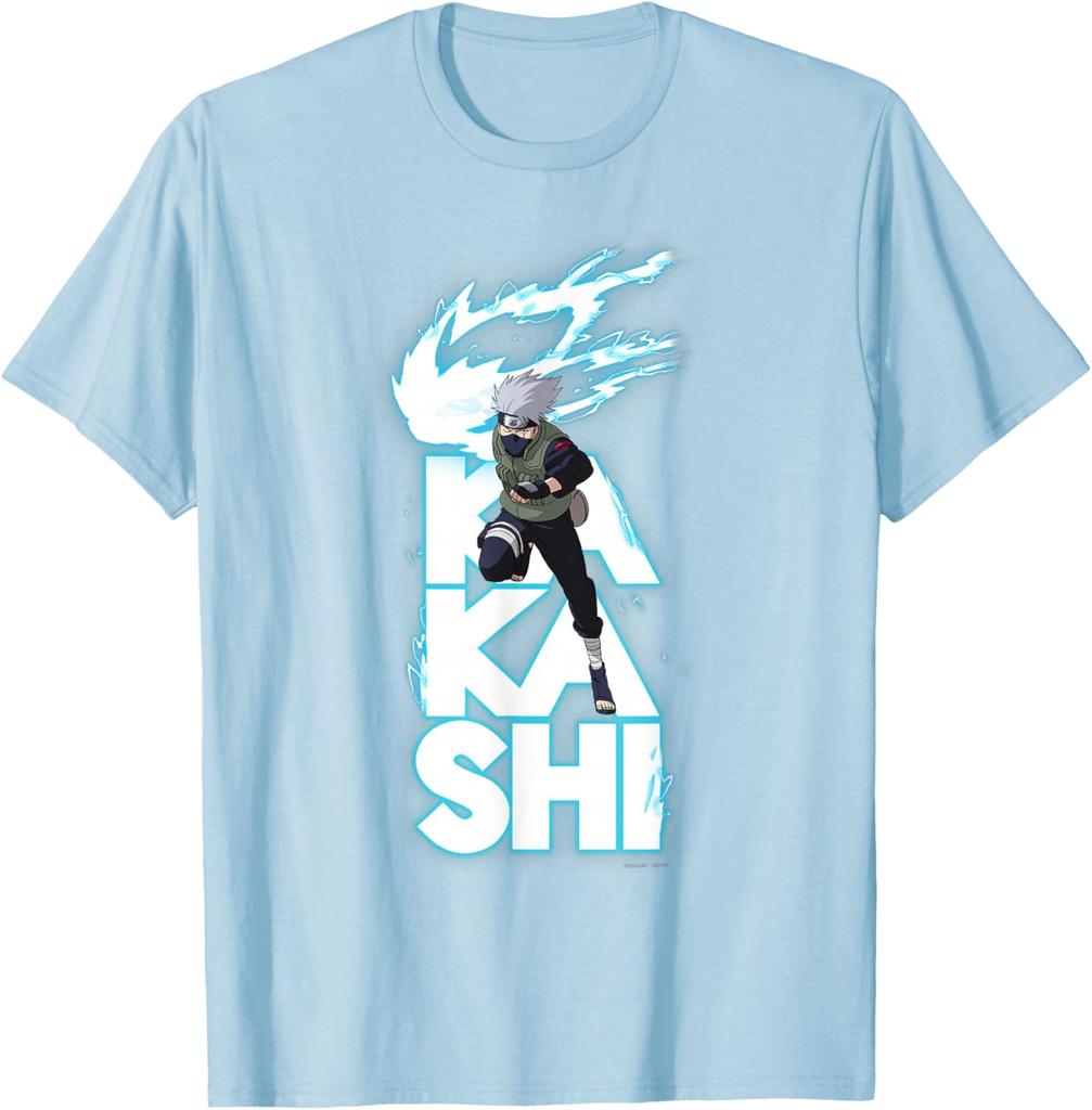 Naruto Shippuden Kakashi Gestapelter Typ T-Shirt S-6xl