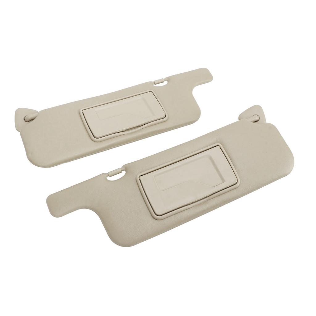 2Pcs Car Sun Visor Gray Makeup Mirror Sun Shielding Board For E120 E130 2001 To 2007 Ninth Generation