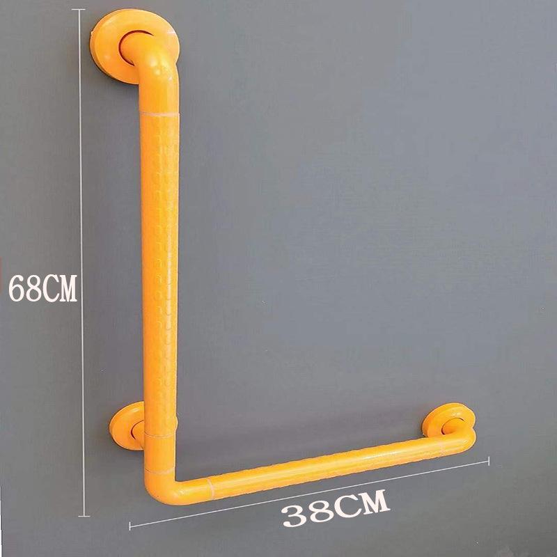 L-Shaped Non-Slip Bathroom Grab Bar for Elderly & Disabled Users