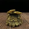Brass Wealth From All Directions Money Copper Crab Home Desktop Craft Decoration Ornament