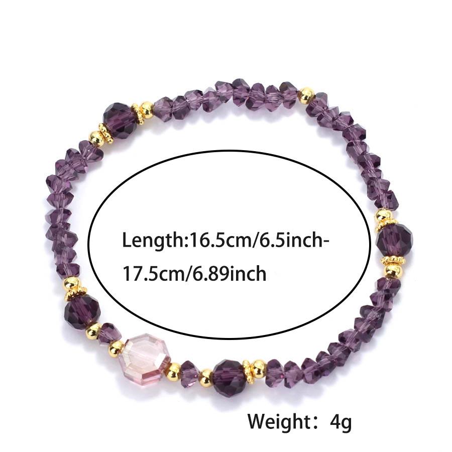 Pulseira Doce Colorida Fantasia Mulheres Pulseira Geométrica de Contas Cristal Austríaco de Luxo Amizade Braslet Presente para Melhor Amiga