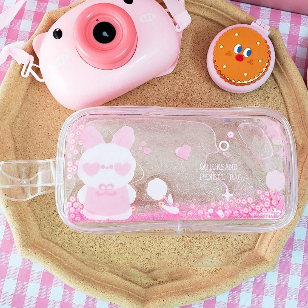 

Мультяшный пенал большой емкости косметичка милый пенал Lovebunny