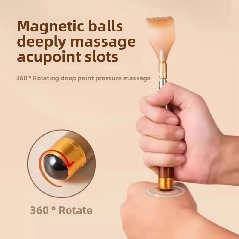 Keine Notwendigkeit, sich von anderen kitzeln zu lassen, Multifunktionales Rückenkratzwerkzeug, Rücken ausziehbar und einziehbar Alte-Männer-Freude-Rechen