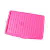 Plastic Dish Drainer Board Multipurpose Rectangular Design Space Saving Kitchen Draining Board Tray for Cutlery Fruits and Vegetables