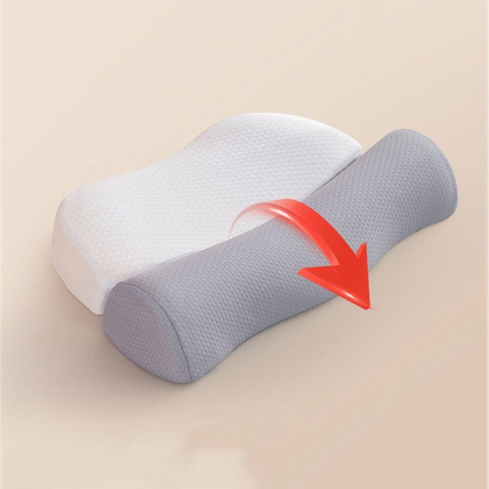 Adjustable Cervical Neck Pillow Slow Rebound Neck Bolster Pillow Spine Traction Pillow  Office