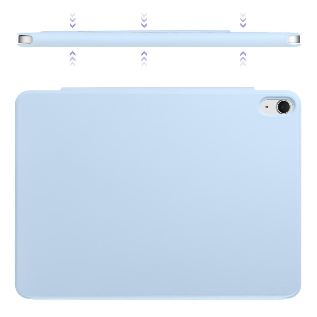 For iPad (2025)/10.9 (2022) Case PC+PU Leather Origami Stand Magnetic Tablet Cover