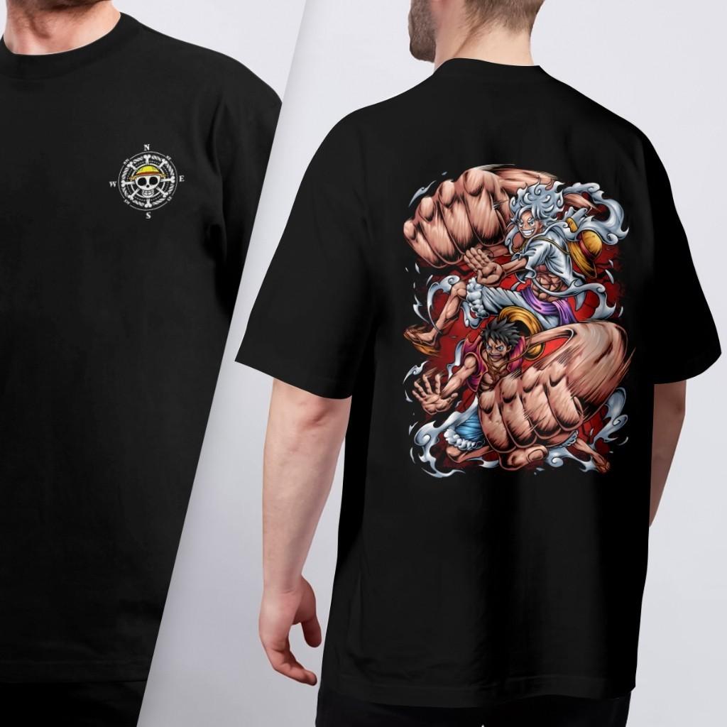 

Nika Luffy Gear 5 Anime ONE PIECE Men Women Summer T-shirt Harajuku Retro Short Sleeve Loose Oversized Casual Comfort Y2k Top 4XL