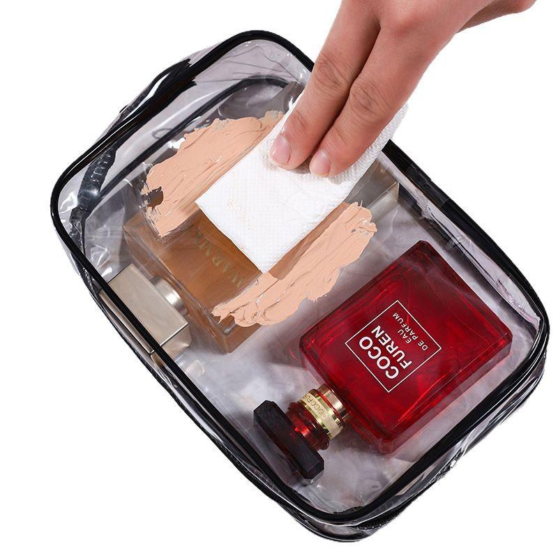 Transparent Cosmetic Storage Bag Liquid Makeup Bag for Air Travel Sealed Luggage Organizer Boarding Aircraft Storage Bag