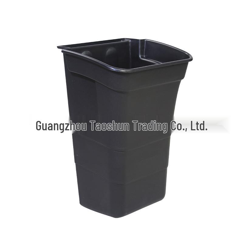 Enhanced Food Collection Cart with Long/Short Hanging Buckets, Restaurant Clearing Bin, and Tableware Collection System.