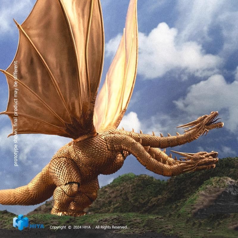 HIYA TOYS Exquisite Basic Godzilla Series King Ghidorah 1991 Movable Action Figure Painted Finished Product
