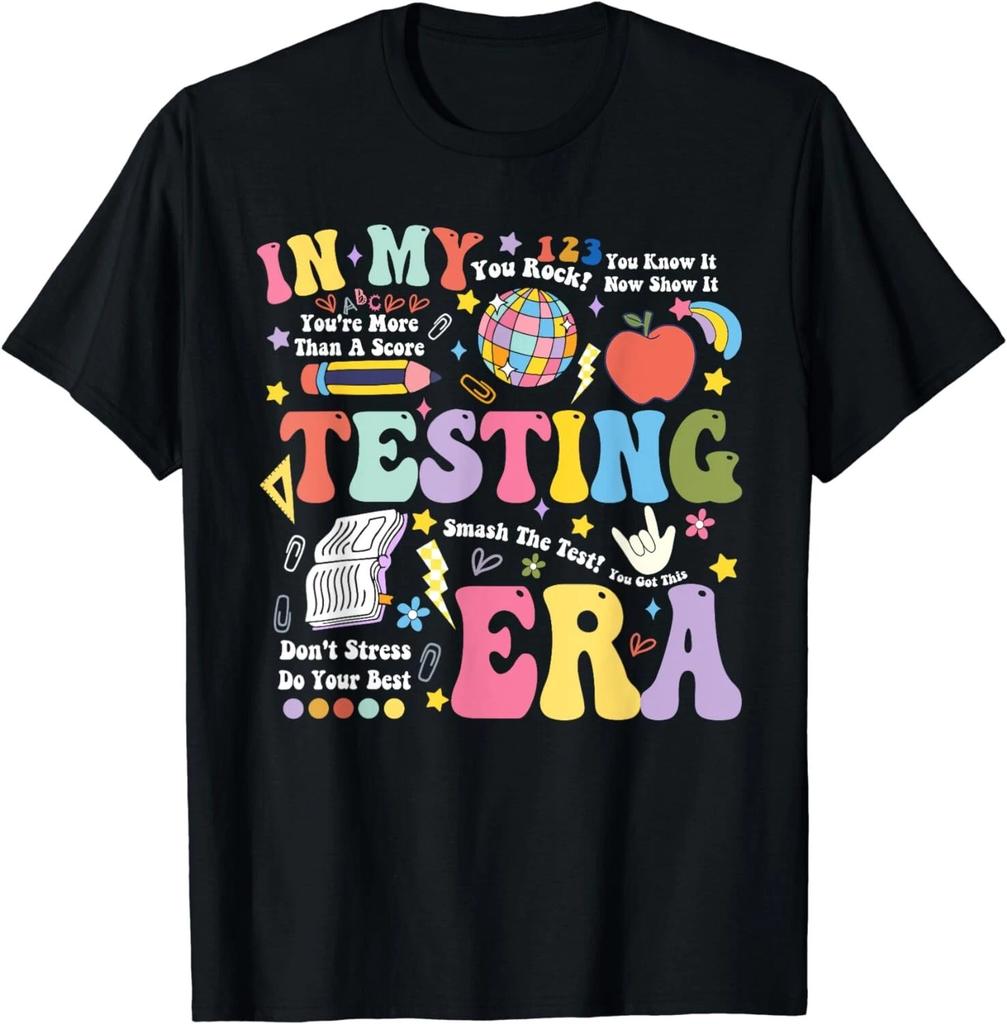 In My Testing Era Teachers Student Rock The Test Testing Day Gift Unisex T-Shirt