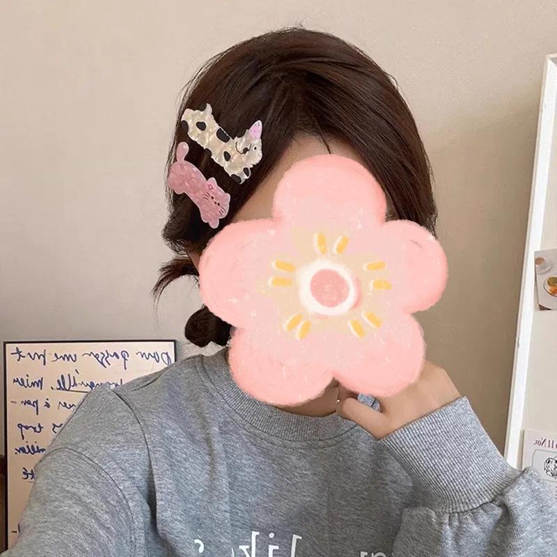 5pcs of Assorted Cute Cartoon Party Hair Clips Featuring Dogs And Cats,Perfect for Girls ,Duckbill Clip Headband Hair Clip