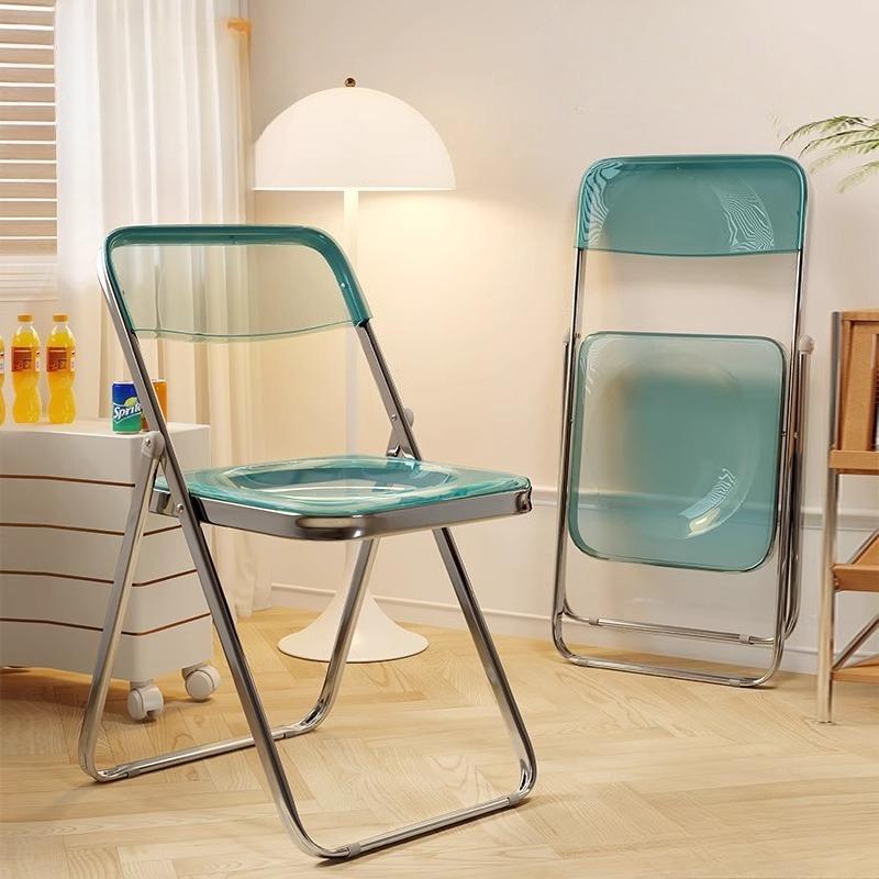 Складной акриловый стол-стул Офисный учебный стол Домашний портативный стол-стулья Комбинация мебели Простой комплект стола и стульев