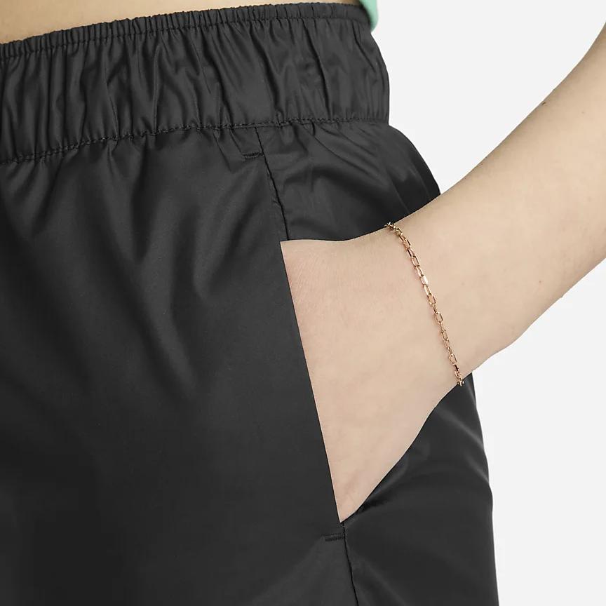 Nike Sportswear Repel Logo Print High-Waisted Straight Regular Shorts Women Shorts Black FJ5234-010