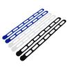 6PCS Silicone Utility Straps Reusable Elastic Self Lock Silicone Ties for Cooker Lid Lunch Box