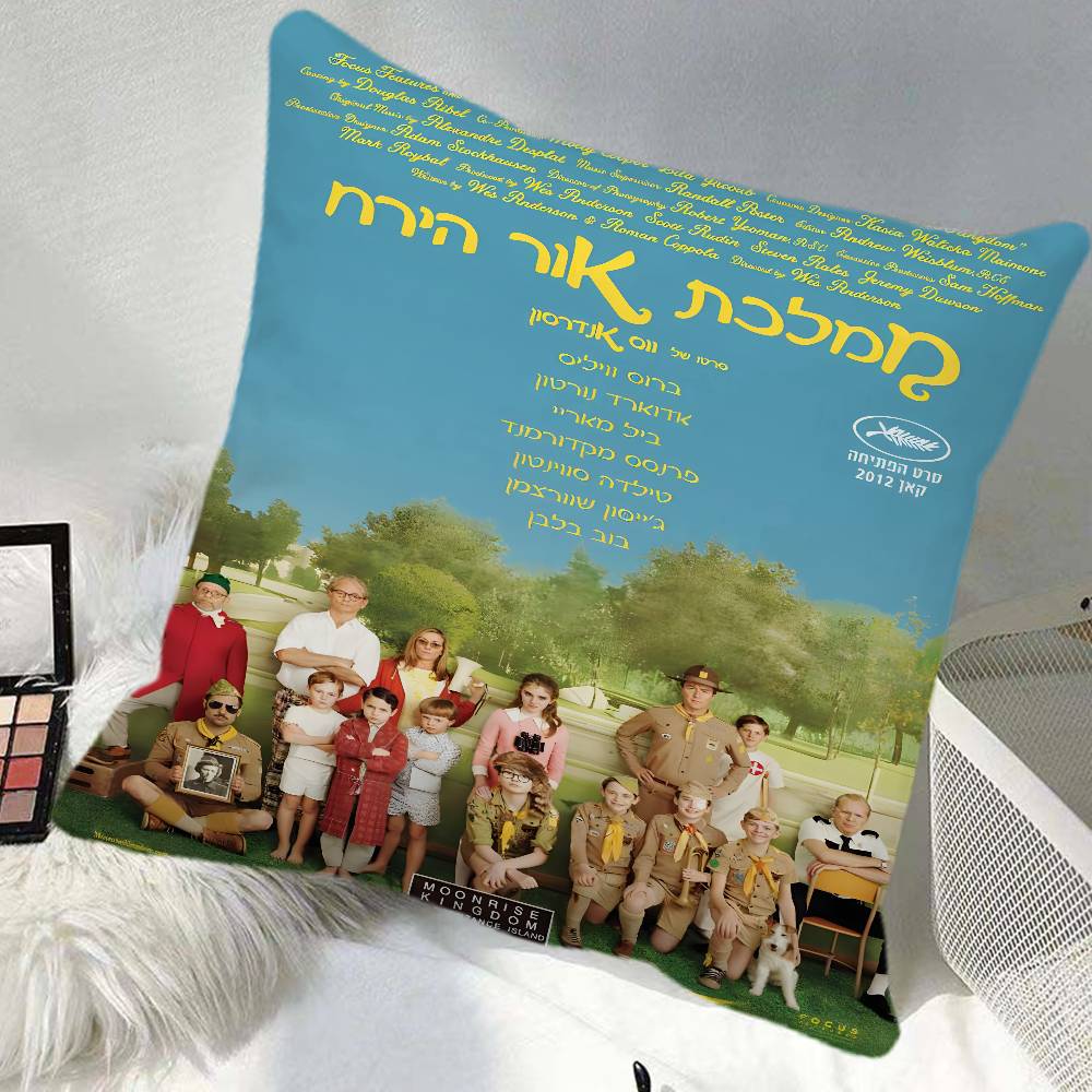 MMoonrise Kingdom Pillow Case Square Pillow Bedroom Sofa Leisure Comfort Cushion Car Home Decoration