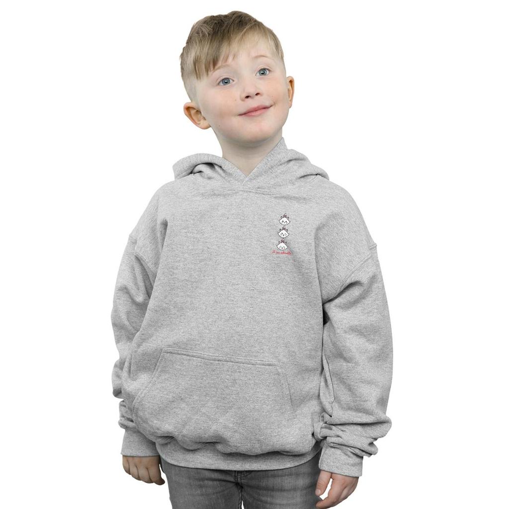 Disney Boys Aristocats Marie Breast Print Hoodie