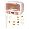 Kids Microwave Oven Toys with Lights and Sounds, Play Pretend Playing Food Kitchen