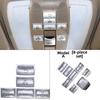Roof Reading Lamp Button Patch For Mercedes For GLK 08-2015 Car Roof Sunroof Reading Light Button Stickers Decoration Cover Trim